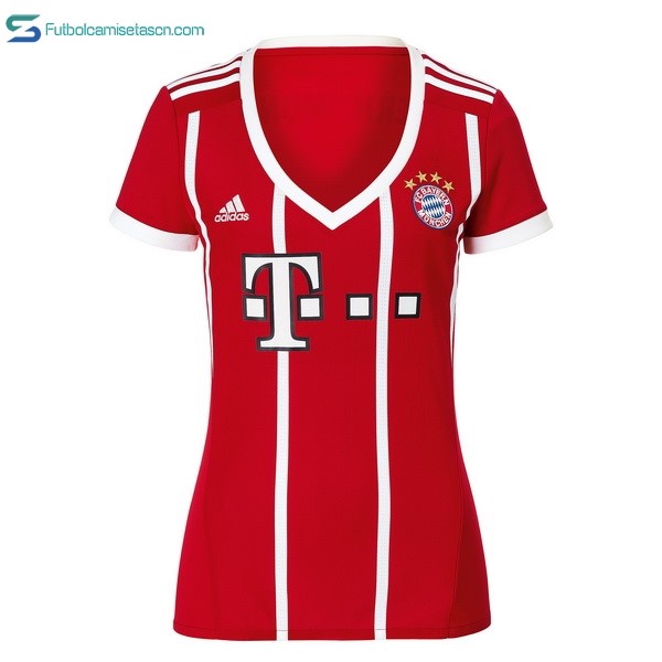 Camiseta Bayern Munich Mujer 1ª 2017/18